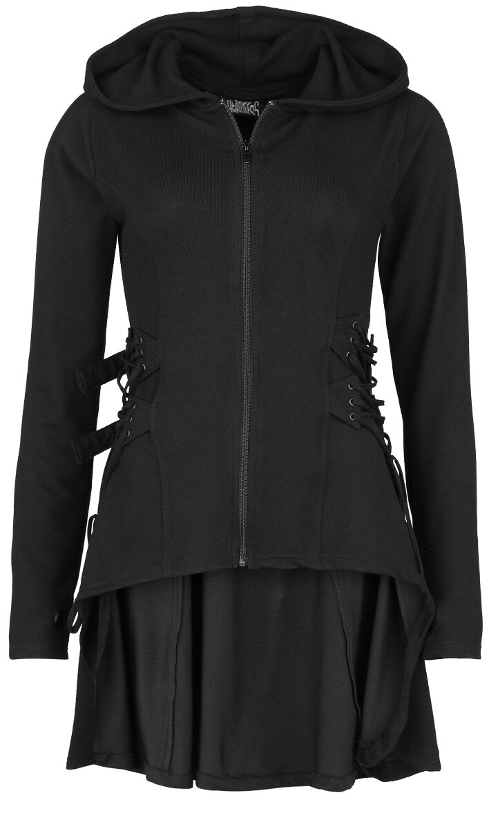 Heartless - Gothic Kapuzenjacke - Claudia Hood - XS bis L - für Damen - Größe M - schwarz von Heartless