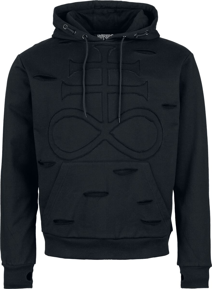 Heartless - Gothic Kapuzenpullover - Infinity Hood Unisex Black - S bis 4XL - für Männer - Größe XXL - schwarz von Heartless