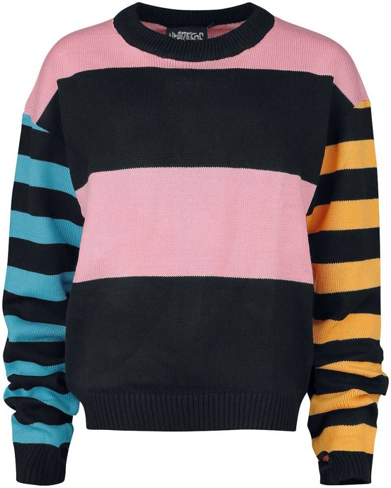 Heartless - Gothic Strickpullover - Sally Top - S bis XXL - für Damen - Größe L - multicolor von Heartless