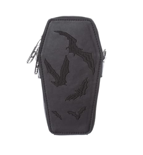 Heartless Handtasche Bat Mini Coffin Clutch Fledermaus Gothic Goth Okkult Umhängetasche von Heartless