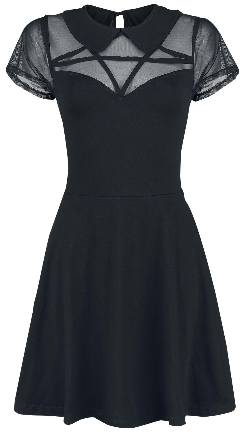 Heartless Hex Wednesday Dress Kurzes Kleid schwarz in M von Heartless