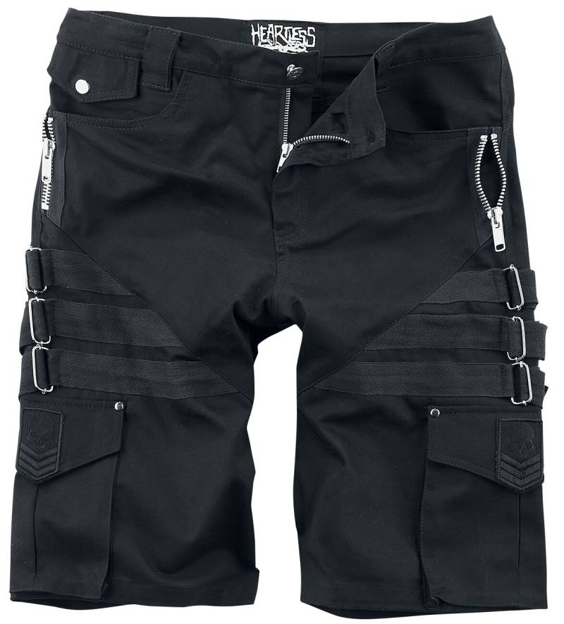 Heartless Invasion Short Short schwarz in 36 von Heartless