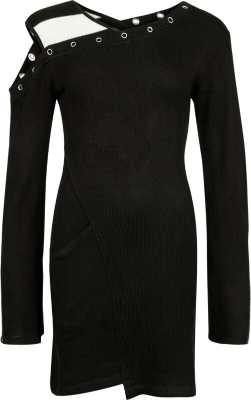 Heartless Kleid knielang - Vonda Top Dress - S bis XXL - für Damen - Größe S - schwarz von Heartless