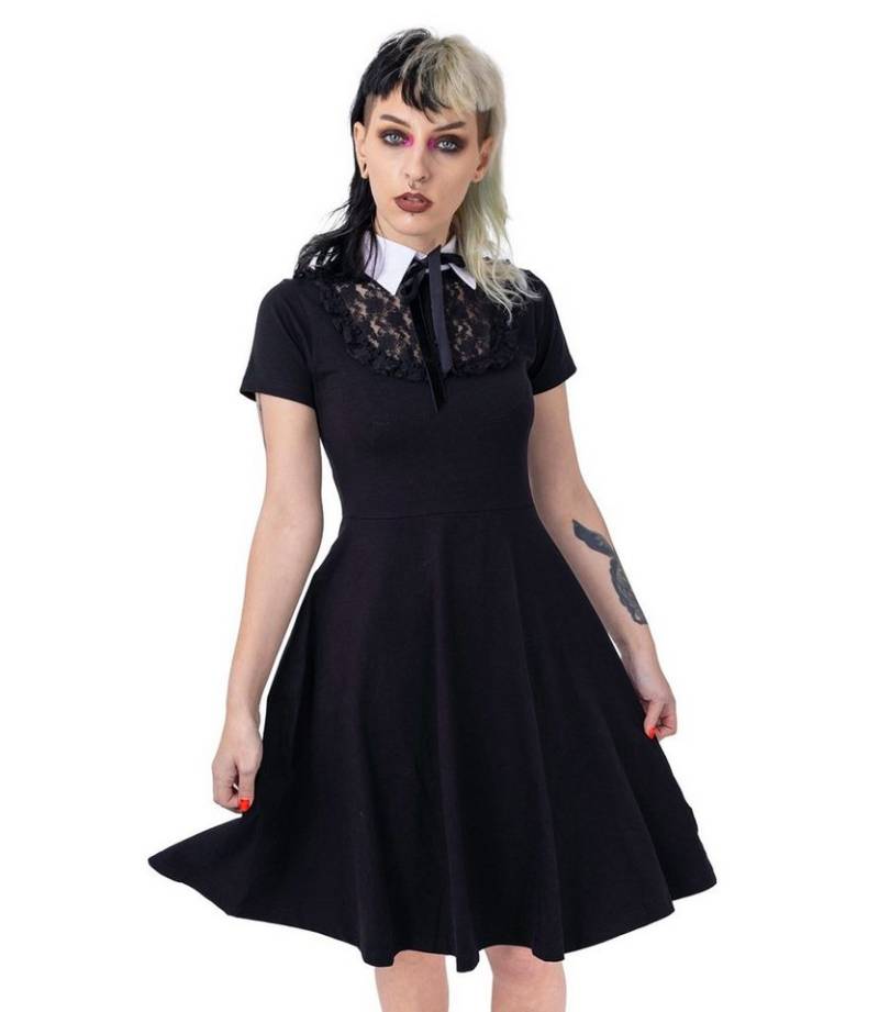 Heartless Minikleid Serein Dress Gothic Cosplay Spitze Ausschnitt Minikleid von Heartless