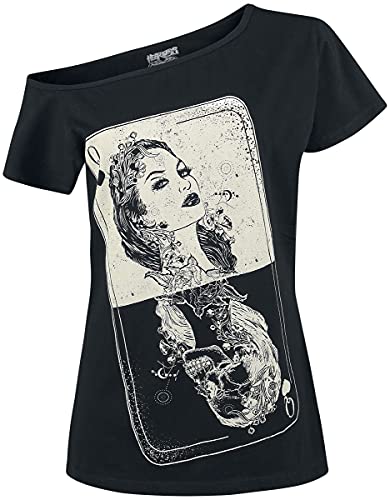 Heartless Tarot Top Frauen T-Shirt schwarz XXL 100% Baumwolle Gothic von Heartless