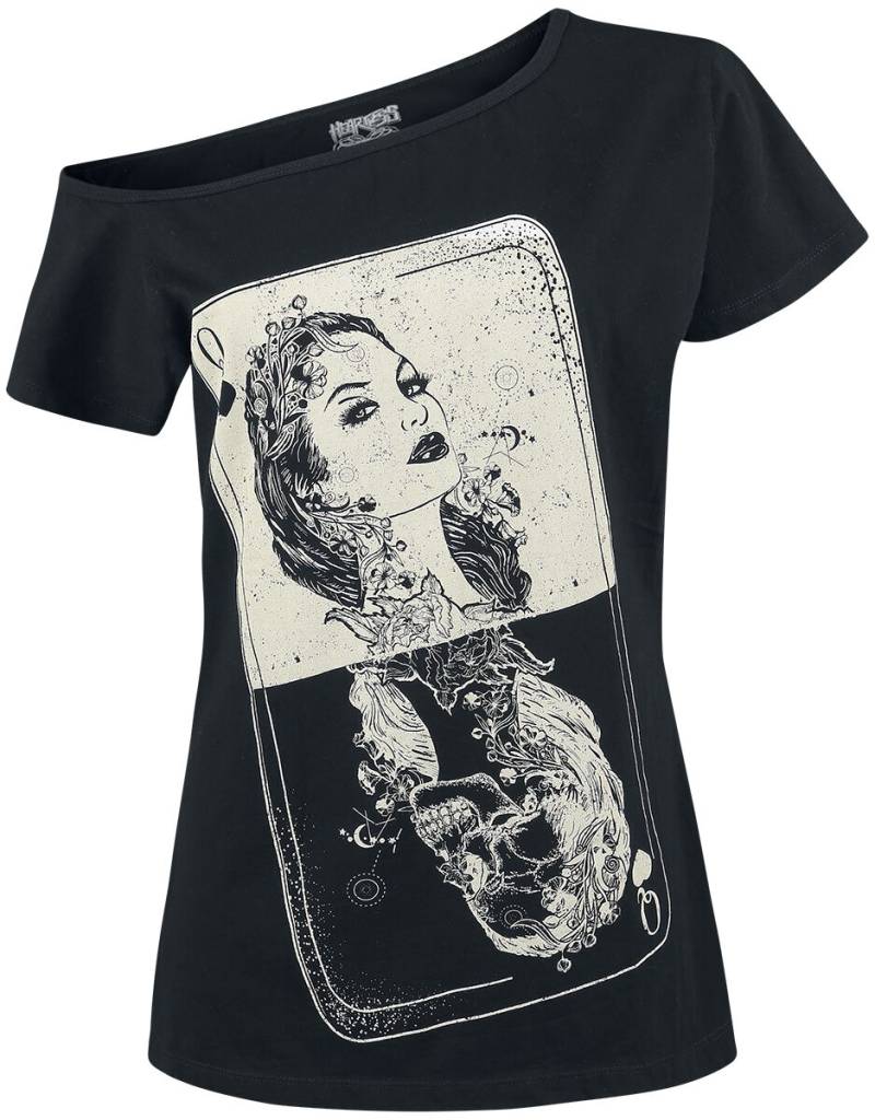 Heartless Tarot Top T-Shirt schwarz in 3XL von Heartless