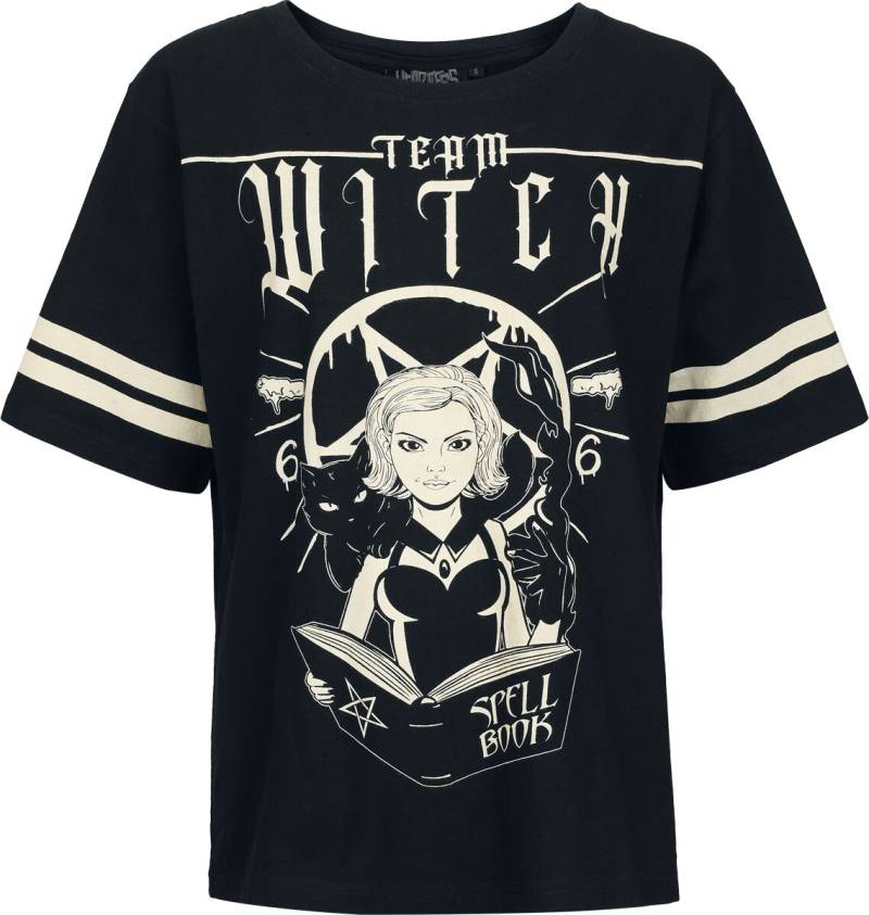 Heartless Team Witch Top T-Shirt schwarz in S von Heartless
