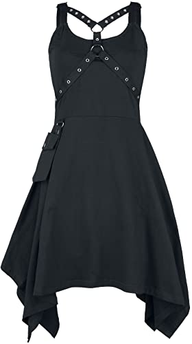 Heartless Unpleasant Dreams Dress Frauen Mittellanges Kleid schwarz L von Heartless