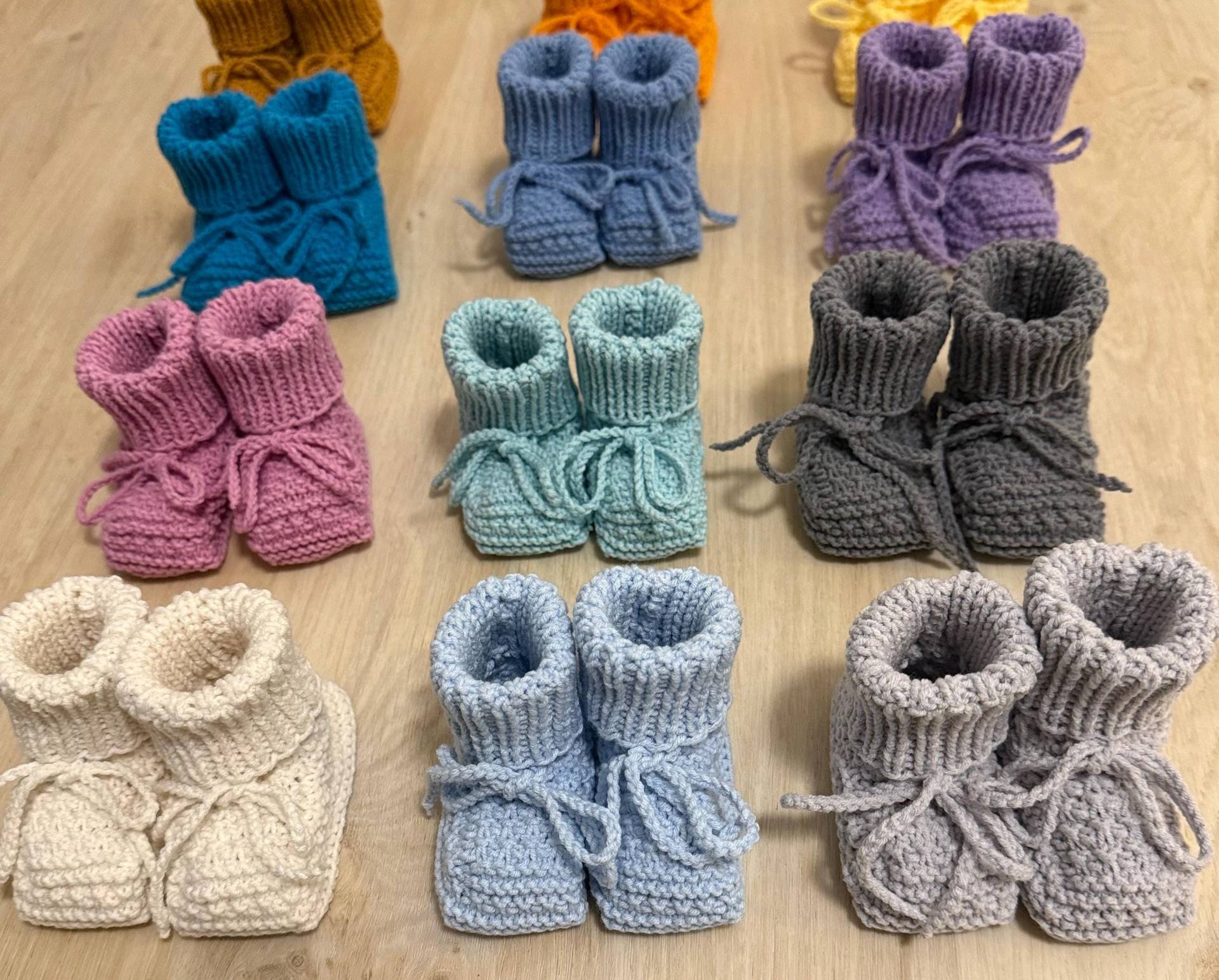 Babyschuhe Gestrickt Babyschuhe Gestrickt von Heartlieb