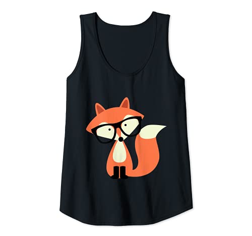 Damen Hipster Roter Fuchs Tank Top Damen Hipster Roter Fuchs Tank Top von Heartlocked