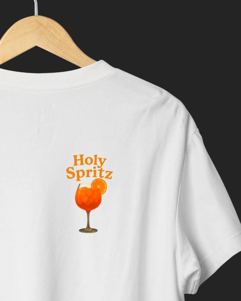 Damen Oversize Crop Top Holy Spritz Getränk von Heartmadegoddie