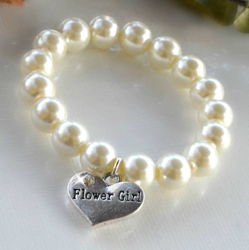 Blumenmädchen Perlenarmband Blumenmädchen Perlenarmband von HeartofGems