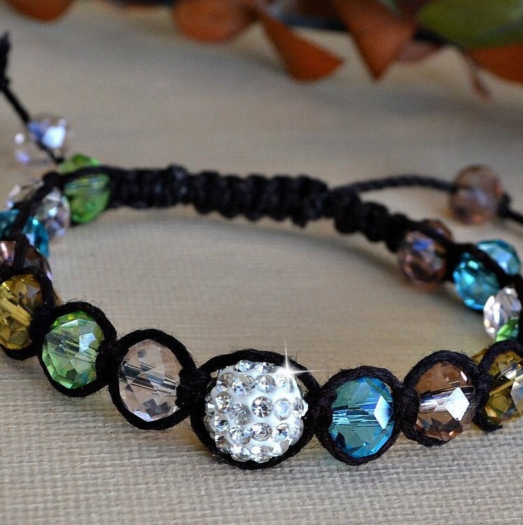 Kristall Freundschaftsband Geknüpft/ Bunt Kristall Freundschaftsband Geknüpft/ Bunt von HeartofGems