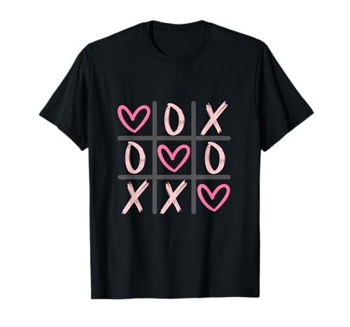 Hearts XOXO Tic-Tac-Toe Valentines für Kinder, Frauen und Männer T-Shirt Hearts XOXO Tic-Tac-Toe Valentines für Kinder, Frauen und Männer T-Shirt von Hearts XOXO Tic-Tac-Toe brand