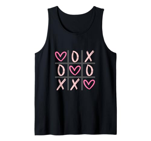 Hearts XOXO Tic-Tac-Toe Valentines für Kinder, Frauen und Männer Tank Top Hearts XOXO Tic-Tac-Toe Valentines für Kinder, Frauen und Männer Tank Top von Hearts XOXO Tic-Tac-Toe brand