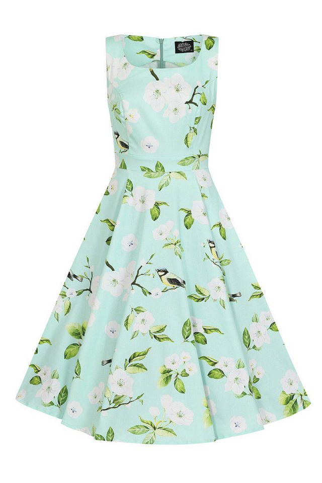 Hearts & Roses London A-Linien-Kleid Andrea Floral Swing Dress Rockabella Vintage Retro von Hearts & Roses London