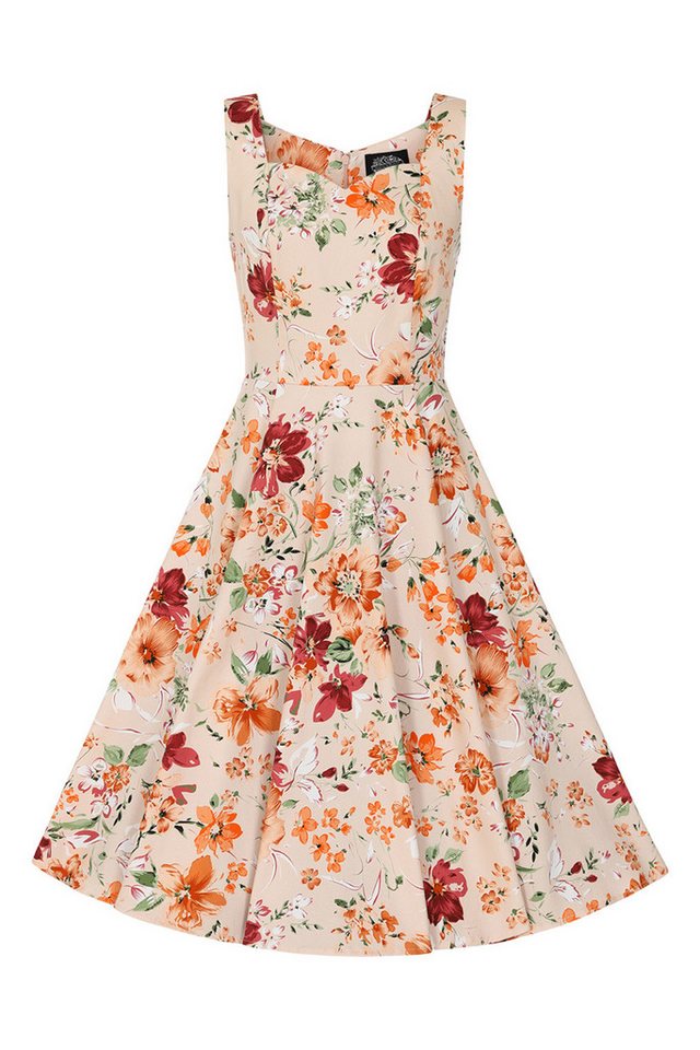 Hearts & Roses London A-Linien-Kleid Ariana Floral Swing Dress Rockabella Vintage Retro von Hearts & Roses London