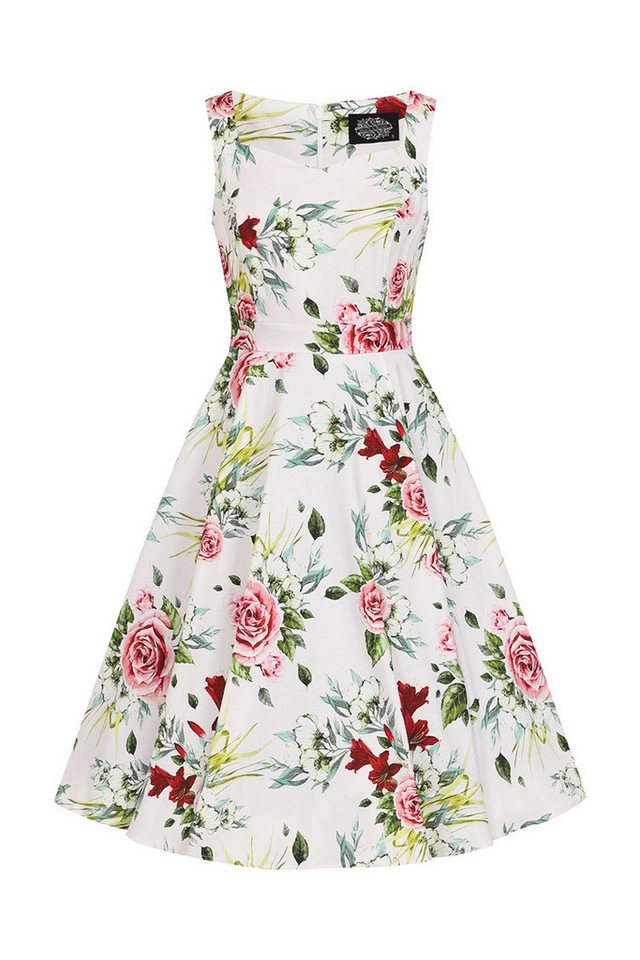 Hearts & Roses London A-Linien-Kleid Carole Floral Swing Dress Rockabella Vintage Retro von Hearts & Roses London