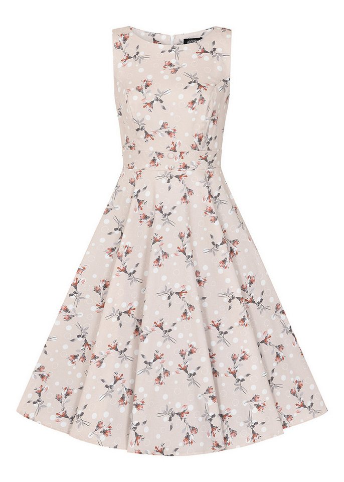 Hearts & Roses London A-Linien-Kleid Janice Floral Swing Dress Rockabella Vintage Retro von Hearts & Roses London