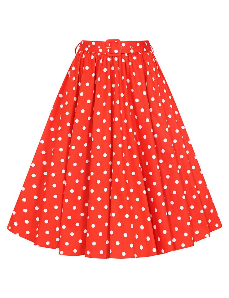 Hearts & Roses London A-Linien-Rock Paula 50er Polka Dot Rockabilly Retro Vintage Swing von Hearts & Roses London