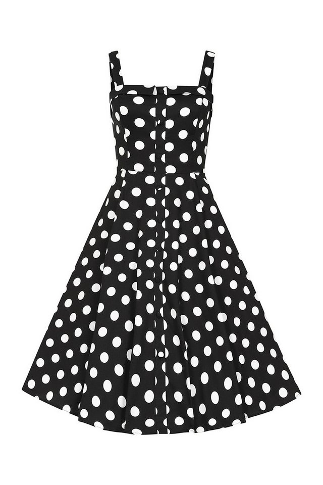 Hearts & Roses London Trägerkleid Priscila Polka Dot Swing Dress Rockabella Vintage Retro von Hearts & Roses London