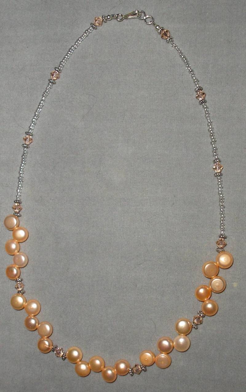 Pastell Pearl & Zarten Samen-Halskette Pastell Pearl & Zarten Samen-Halskette von HeartsDesignJewelry