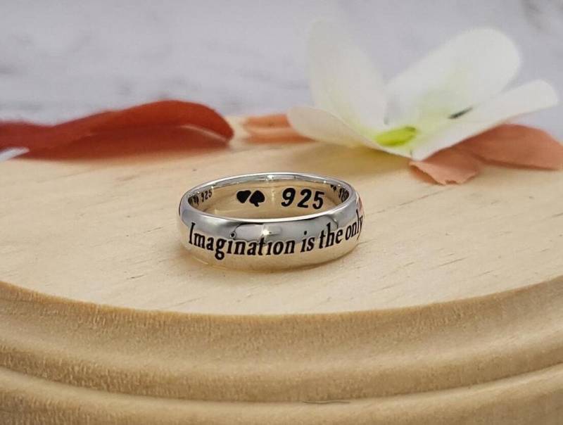 Alice Im Wunderland Ring Zitat Inspirierender Schmuck Sterlingsilber Geburtstagsgeschenk Alice Im Wunderland Ring Zitat Inspirierender Schmuck Sterlingsilber Geburtstagsgeschenk von HeartsOrSpades