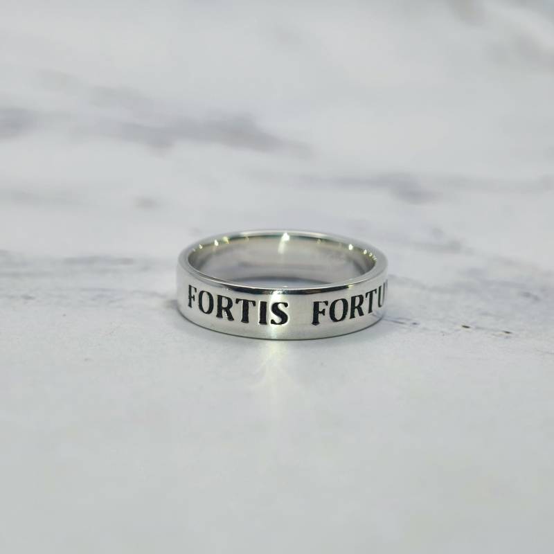 "sterling Silber Fortune Favors The Bold Ring - "John Wick" Ring." "sterling Silber Fortune Favors The Bold Ring - "John Wick" Ring." von HeartsOrSpades