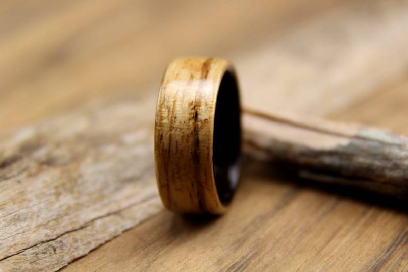 Zebraholz Gefüttert Mit Ebenholz Bugholz Ring Handarbeit Holz Zebraholz Gefüttert Mit Ebenholz Bugholz Ring Handarbeit Holz von HeartwoodRingDesigns