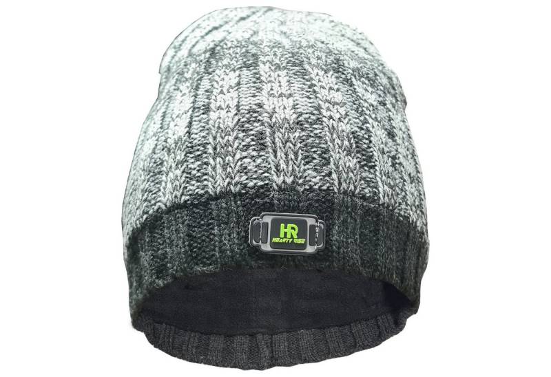 Hearty Rise Beanie Hearty Rise Haube Strickmütze Grau von Hearty Rise