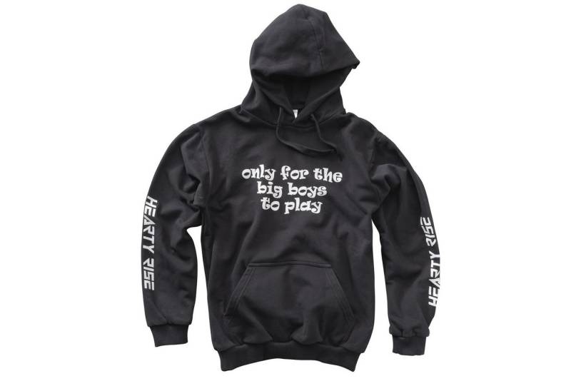 Hearty Rise Kapuzenpullover Hearty Rise Hoody HR Black - Angelpullover von Hearty Rise