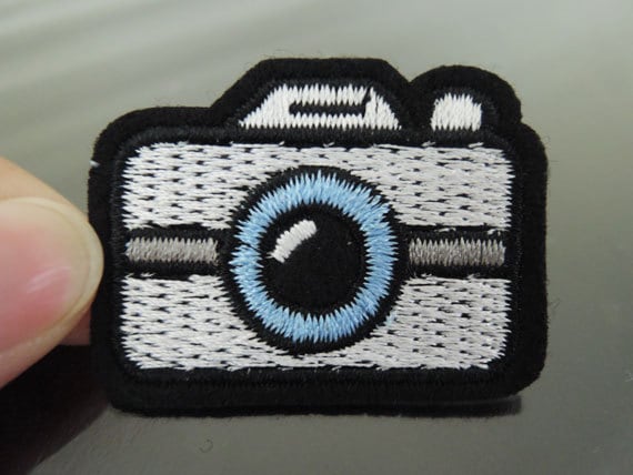 Bei Patch - Kamera Aufbügeln Applik Gestickte Nähen Bügeln von Heasundries