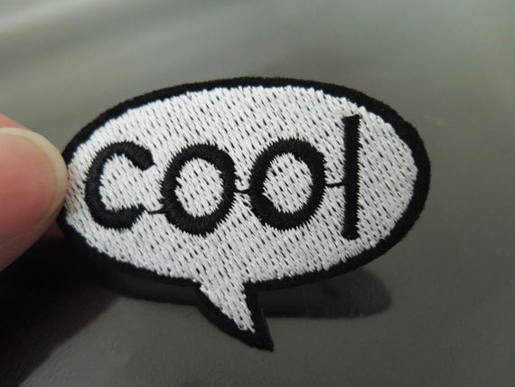 Cool Brief Patches - Patch Aufbügeln Oder Aufnähen Schreiben Black White Lautsprecher Verzierungen Stickerei Schriftarten Cool Brief Patches - Patch Aufbügeln Oder Aufnähen Schreiben Black White Lautsprecher Verzierungen Stickerei Schriftarten von Heasundries