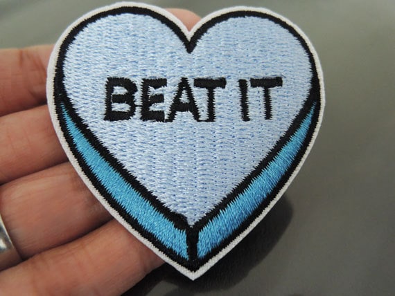Eisen Auf Patch - Beat Es Herz Leichte Blaue Liebe Patches Schreiben Herzschlag Applikation Gestickt Nähen Bügeln Eisen Auf Patch - Beat Es Herz Leichte Blaue Liebe Patches Schreiben Herzschlag Applikation Gestickt Nähen Bügeln von Heasundries