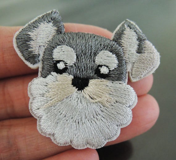 Eisen Auf Patch - Kleine Niedliche Hund Patches Tier Patch, Den Kleinen Applique Bestickt Patch Nähen von Heasundries