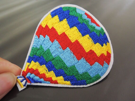 Heißluft-Ballon-Patches - Patches Aufbügeln Oder Aufnähen Patch, Den Großen Heißluft Ballons Patch Gestickt Ballon-Verzierung von Heasundries
