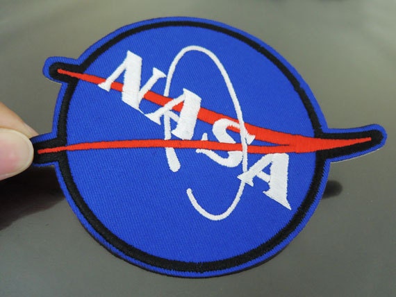 Nasa Patches - Aufnäher Oder Aufnäher Space Explorer Großer Bestickter Patch Letter Embellishment von Heasundries
