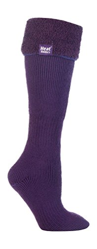 Heat Holders Damen Thermo-Socken für Gummistiefel 37-42 eur (Purple) von HEAT HOLDERS
