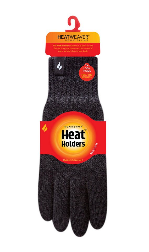 Heat Holders Baumwollhandschuhe BSGHH91 Herren Handschuhe schwarz von Heat Holders