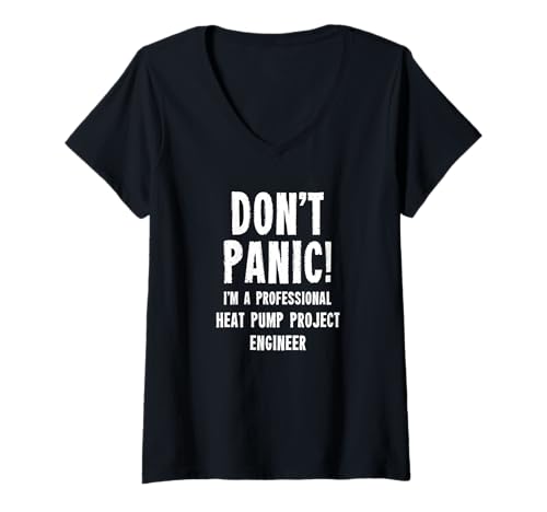 Damen Projektingenieur für Wärmepumpen T-Shirt mit V-Ausschnitt Damen Projektingenieur für Wärmepumpen T-Shirt mit V-Ausschnitt von Heat Pump Engineering Team T-Shirts & Gifts