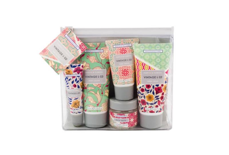 Heathcote & Ivory Handcreme 170 ml, 5-tlg., Fabrics & Flowers - Top To Toe Kit - Kopf bis Fuß Pflege-Set von Heathcote & Ivory