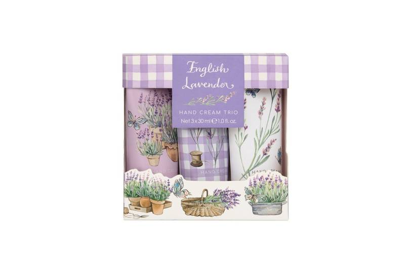Heathcote & Ivory Handcreme 3 x 30 ml, 3-tlg., English Lavender - Mini Handcreme Trio von Heathcote & Ivory