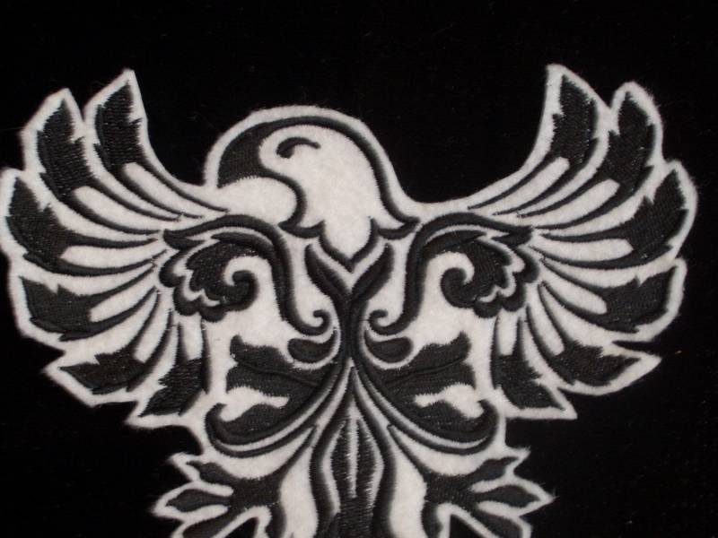 Gestickte Damast Adler Aufbügler von HeatherOstrow