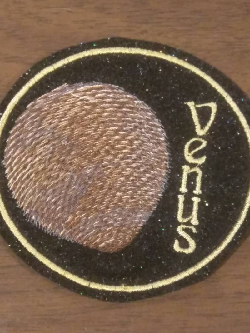 Planet Venus Eisen Auf Patch Gestickt von HeatherOstrow