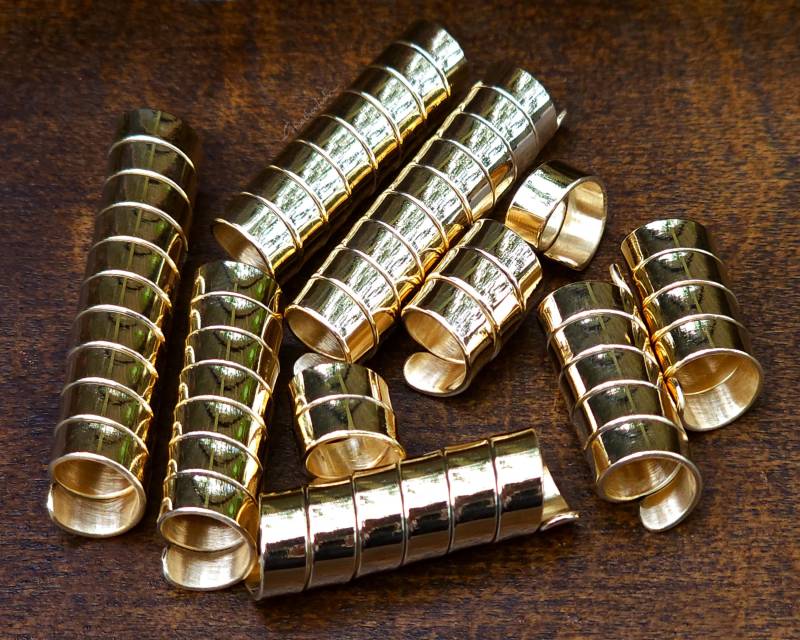 Messing Dread Perlen, Beads, 10Er Set, Verschiedene Längen, Roh Oder Versiegelt Messing Dread Perlen, Beads, 10Er Set, Verschiedene Längen, Roh Oder Versiegelt von HeatherfishCreations