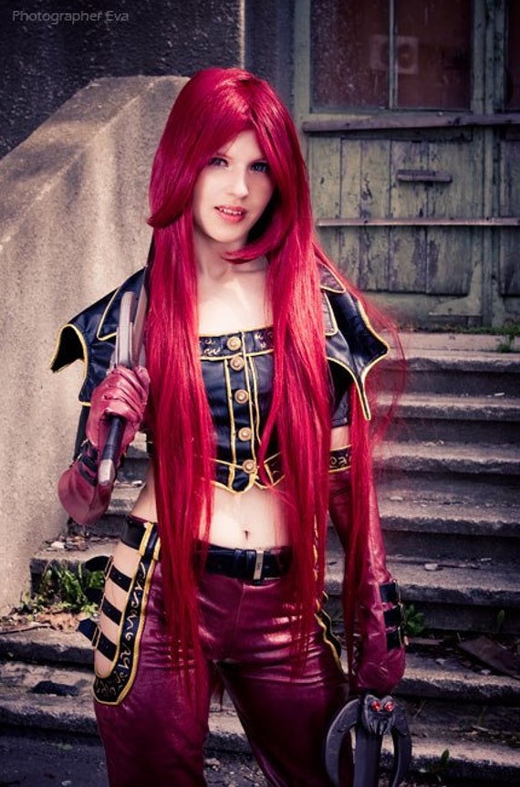Game League Of Legends Katarina High Commander Skin Handmade Cosplay Kostüm Custom Order Game League Of Legends Katarina High Commander Skin Handmade Cosplay Kostüm Custom Order von HeathersAtelier