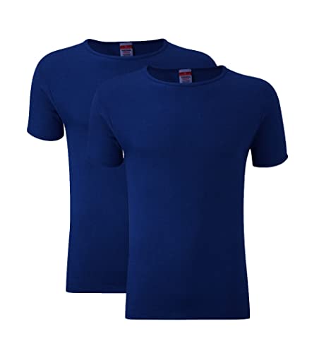 Heatwave® 2er Pack Herren Thermo T Shirt Warm Unterwäsche Baselayer S M L XL XXL Thermo, navy, M von Heatwave Thermalwear