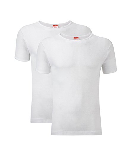 Heatwave® 2er Pack Herren Thermo T-Shirt Warm Unterwäsche Baselayer S M L XL XXL Thermo, weiß, L von Heatwave Thermalwear