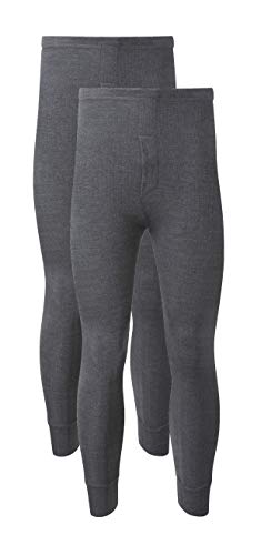 Heatwave® 2er Pack Herren Thermohose Lange Unterhose Warm Unterwäsche Baselayer S M L XL XXL Thermo, anthrazit, L von Heatwave Thermalwear