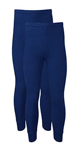 Heatwave® lange Thermounterhose für Herren, als Basisschicht, warme Thermounterwäsche, 2er-Packung, navy, M von Heatwave Thermalwear